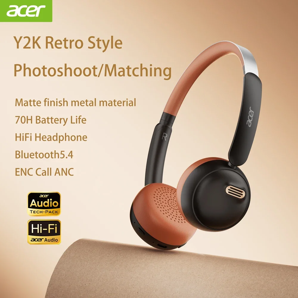 Venom Gaming Accessories - Cuffie Bluetooth Acer OHW111 Stile Retrò