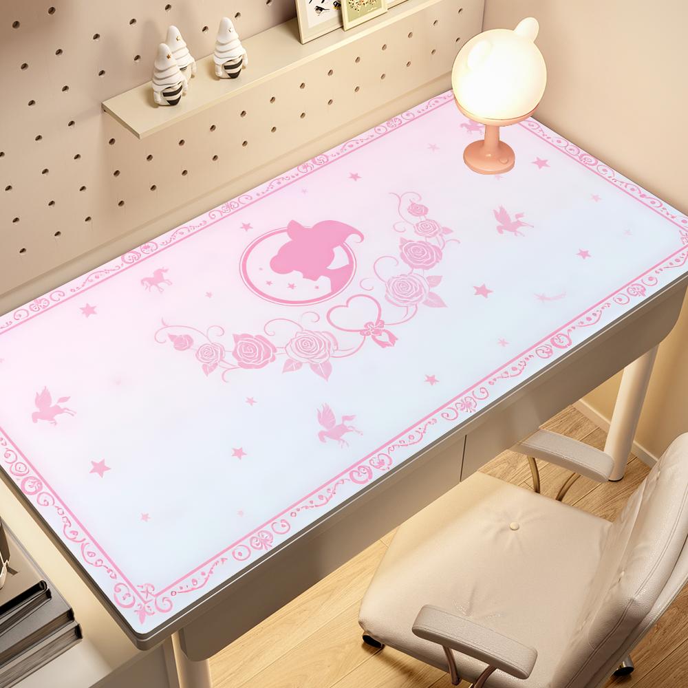 Gaming Accessories Pink - Tappetino per Mouse Rosa con Ragazze