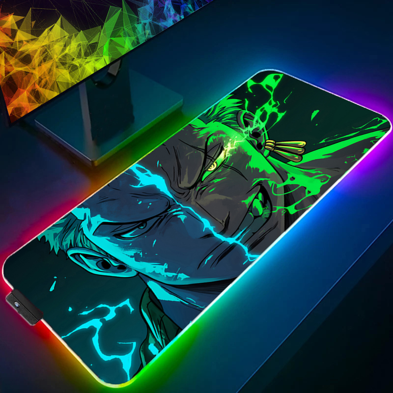 Gaming Accessories Cheap - ONE PIECE Zoro Mouse Pad RGB