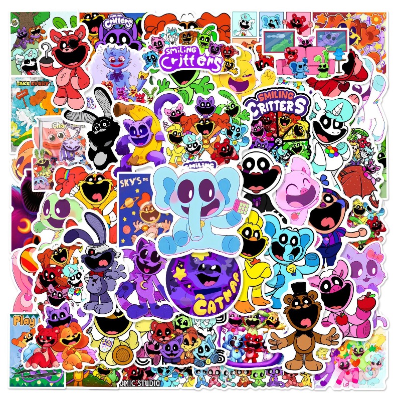 Gaming Accessories Phone - Adesivi Creativi Serie Poppy Playtime, 50