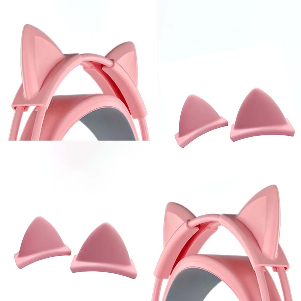 Gaming Accessories Pink - Ciondolo a forma di orecchie di