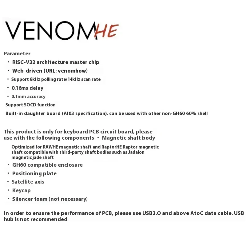 Geonworks Venom60 HE Venom65 H - Venom Gaming Accessories recensione e prezzo