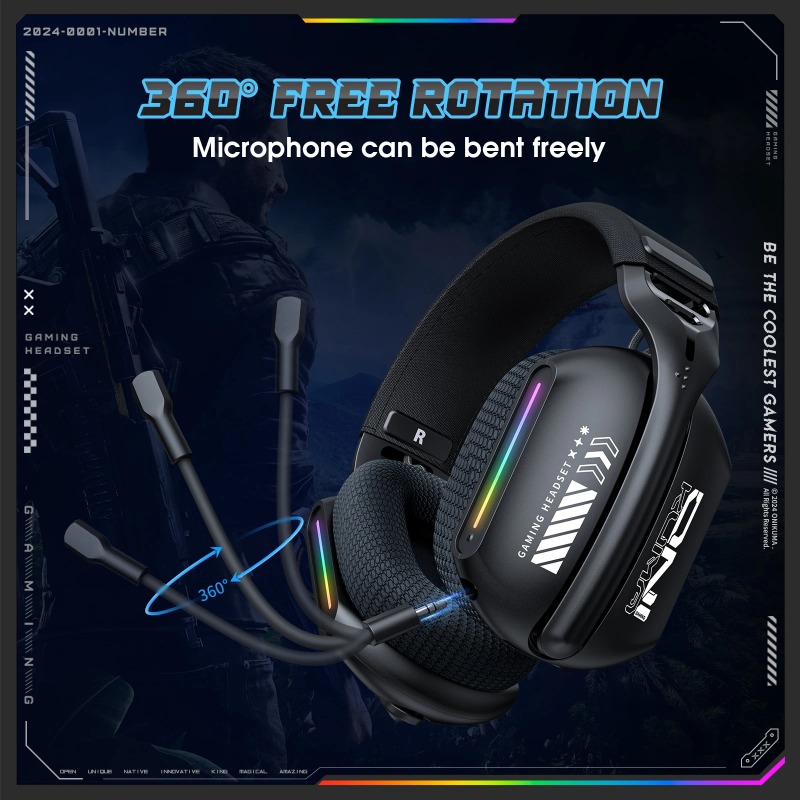 ONIKUMA GT808 Cuffie da gioco  - Venom Gaming Accessories recensione e prezzo