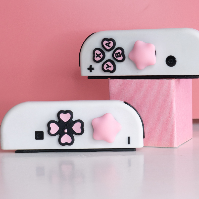 Adesivi per pulsanti multicolo - Gaming Accessories Pink recensione e prezzo