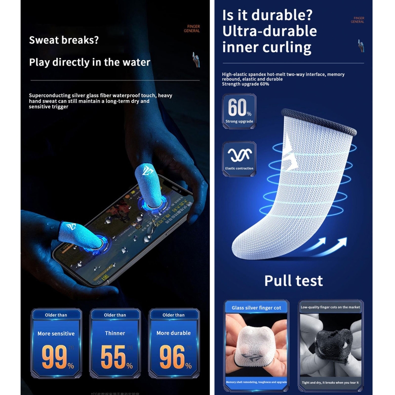 1 paio di maniche per le dita  - Gaming Accessories Phone recensione e prezzo