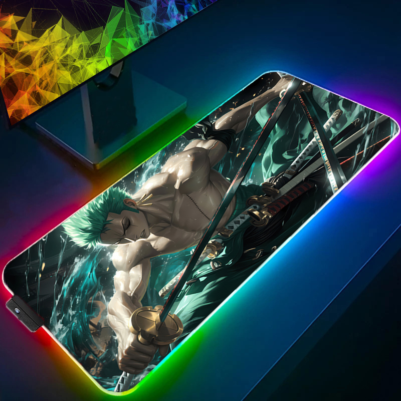 ONE PIECE Zoro Mouse Pad RGB A - Gaming Accessories Cheap recensione e prezzo
