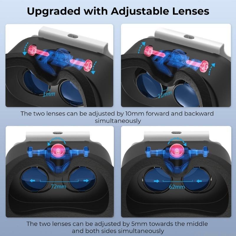 Cuffie E56B Occhiali per realt - Virtual Gaming Accessories recensione e prezzo